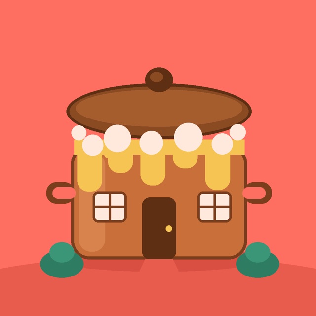 A house shaped like a casserole dish